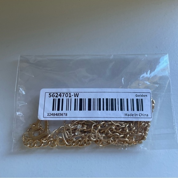 Love Anklet Chain Set of Three Anklets Connected as One Anklet NWT - Picture 7 of 8